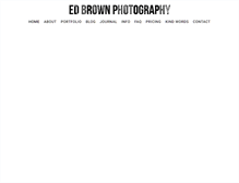 Tablet Screenshot of edbrownphotography.co.uk